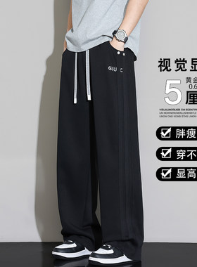 潮新款运动裤男学生宽松直筒卫裤