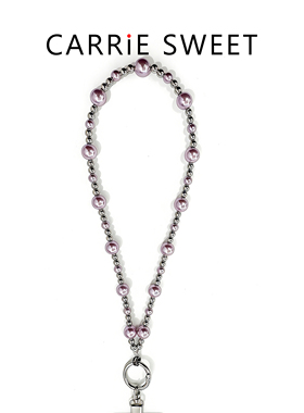 Carrie sweet梦幻紫手机挂链便携苹果17高级感手机链高端挂绳