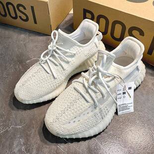 YEZI YEEZY椰子鞋350纯白冰淇淋莆田正品满天星夏季透气运动鞋男