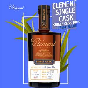 克莱蒙 Clément Rhum Single Cask 500ml 单桶蓝甘蔗朗姆酒 摩卡