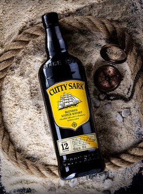 顺风调配苏格兰威士忌系列 限量 12年 Cutty Sark 英国洋酒 700ml