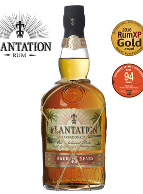 洋酒蔗园巴巴罗斯5年陈朗姆 Plantation Barbados 5Year Rum 包邮