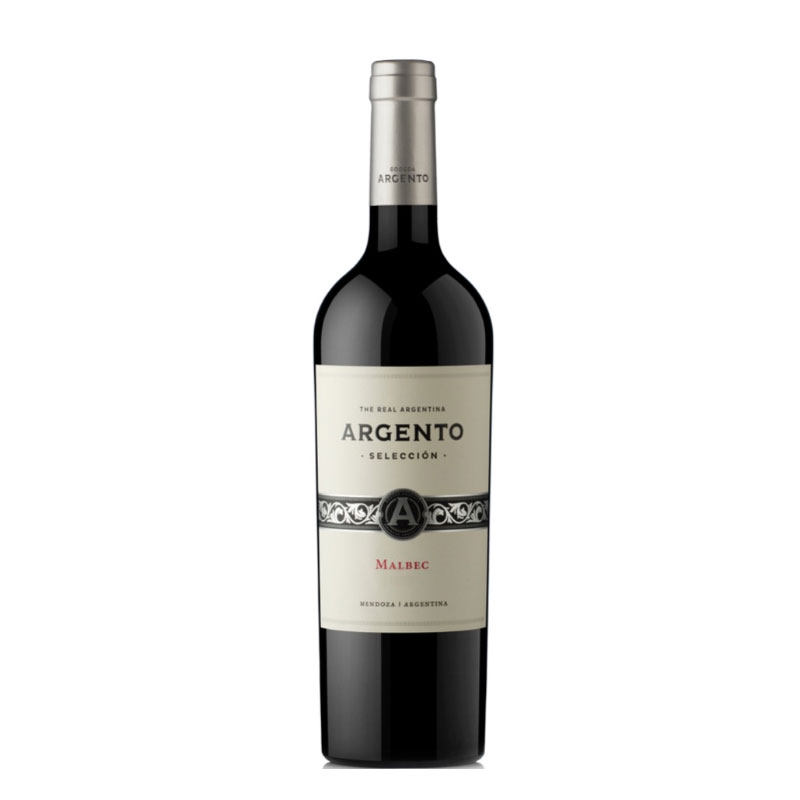 阿根廷argento malbec selection银谷马尔贝克精选干红葡萄酒2019