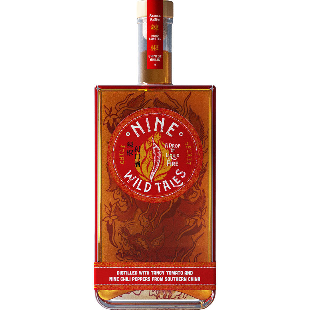 Nine Wild Tales Chili Liqueur 久尾辣椒利口酒 中国制造 包邮