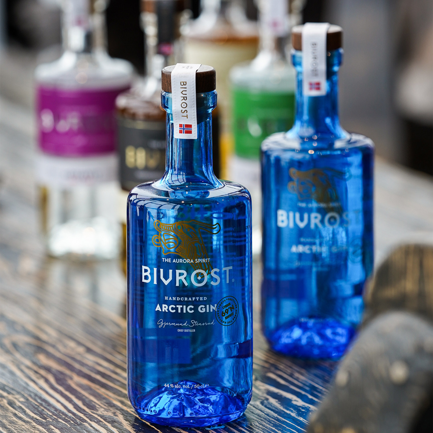北极光金酒木桶阿夸维特酒BIVROST ARCTIC GIN挪威500ml杜松子酒