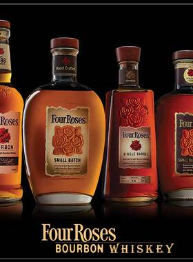 进口洋酒 Four Roses Whiskey 四玫瑰肯塔基波本威士忌系列