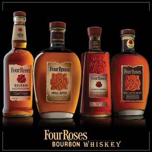 Four 进口洋酒 Roses Whiskey 四玫瑰肯塔基波本威士忌系列