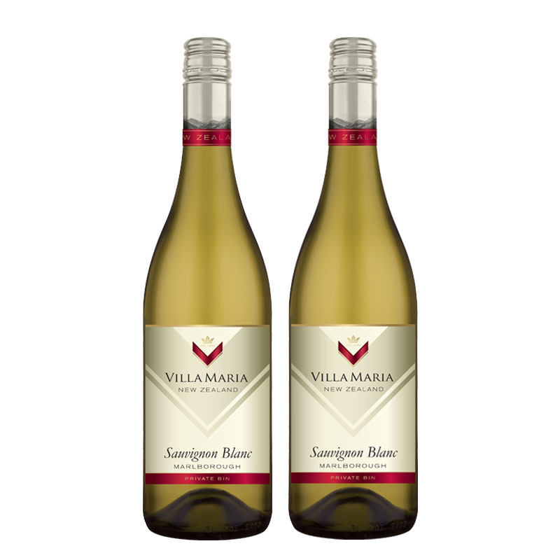 洋酒包邮 Villa Maria 新西兰新玛利珍匣苏维翁白葡萄酒 节日礼品