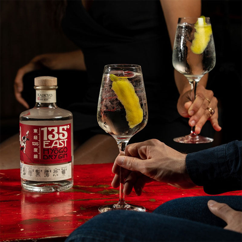 135度金酒日本口感柔和细腻