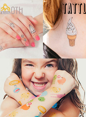 美国制 Tattly 原创 儿童/成人纹身贴纸 tattoo安全环保一款两张