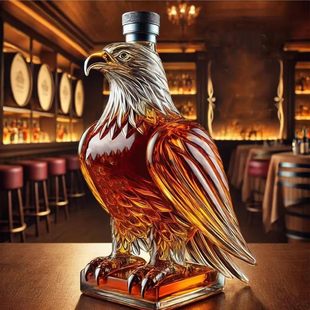 跨境安全包装Eagle Whiskey Bottle 雄鹰造型威士忌酒瓶