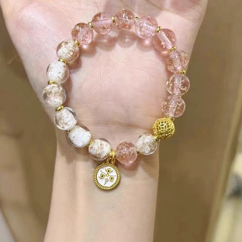 灵隐同款夜光香灰琉璃手串