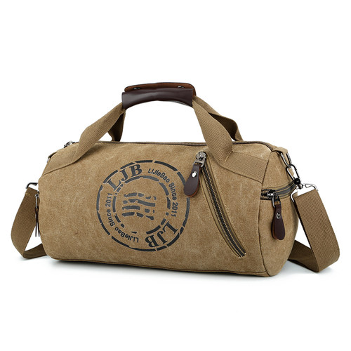 帆布旅行男女复古单肩包