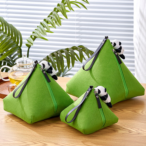 2026手提端午节创意毛毡布袋子