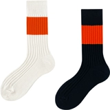 Tide, носки, хлопковые осенние японские спортивные гольфы, увеличенная толщина, средней длины