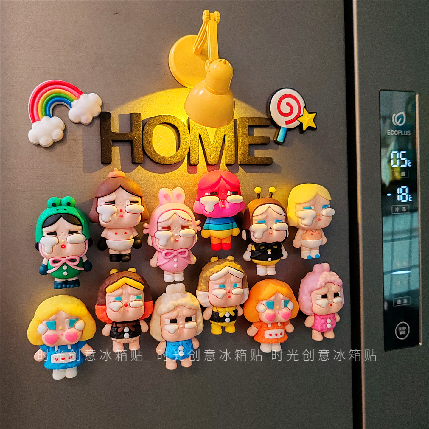 可爱哭娃眼泪女孩立体冰箱贴磁贴