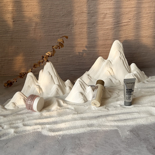 拍照道具中式雪山禅意假山中国风微景观造景装饰摆件静物摄影摆设