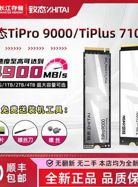 致态/致钛TiPro9000 Ti600 TiPlus7100 500G 1T 2T固态M.2硬盘SSD