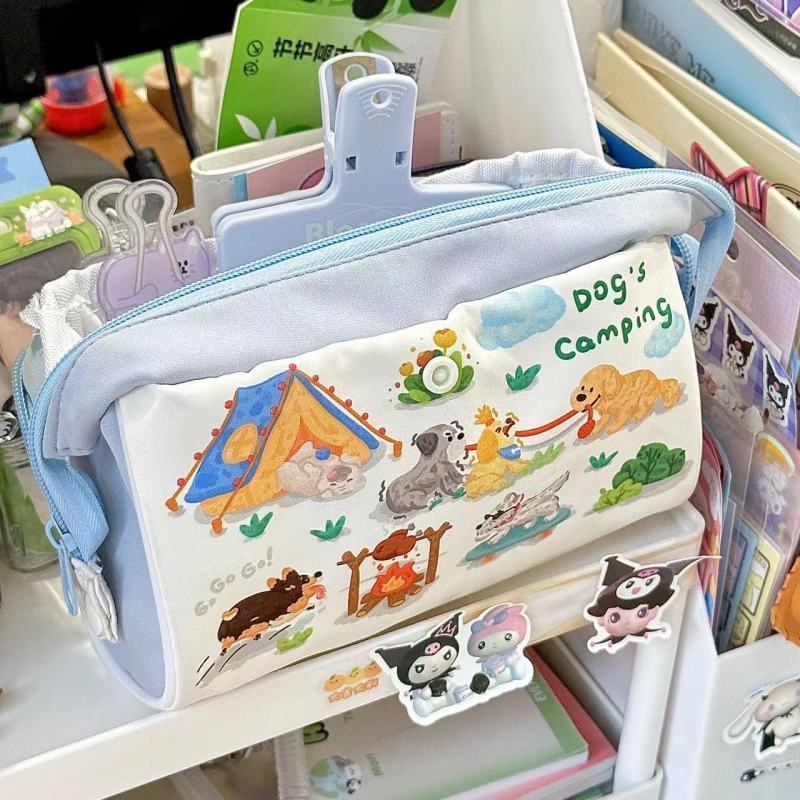 原创大容量露营狗狗ins文具盒