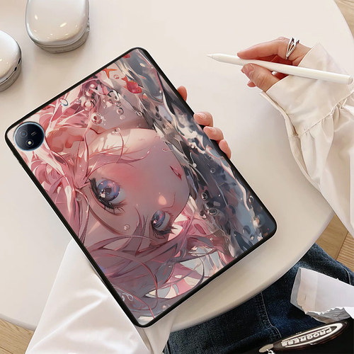 用iQOOPad5Pro平板保护套iQOOPad2定制Pad3Pro软壳PadSE动漫Air日系Pad2二次元女卡通单面无盖后壳