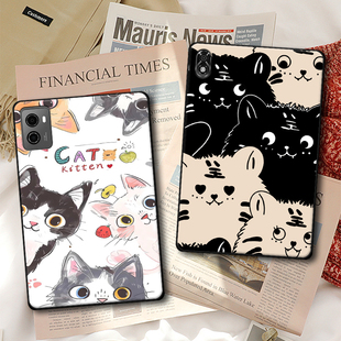 适用联想拯救者Y700四代平板保护套三代防摔软壳一代二代定制8.8轻薄可爱卡通猫咪ins风单面无盖简约