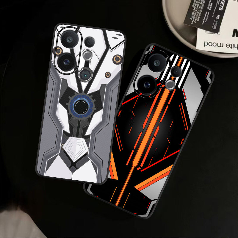 适用vivoS30ProMini手机壳皮纹S20Pro保护套S19个性炫酷机甲定制轻奢爆款潮创意男女定制ins风