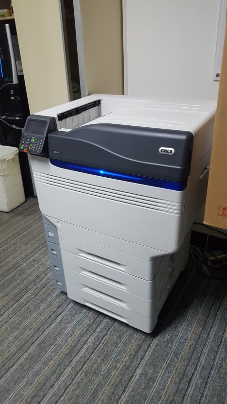 oki c911 400克厚纸不动产合格荣誉获奖证书特厚纸激光a3打印机