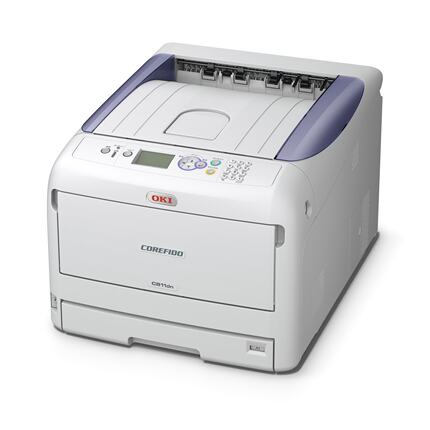 OKI C811 831 833 835 844不干胶厚纸A3商用双面彩色激光打印机