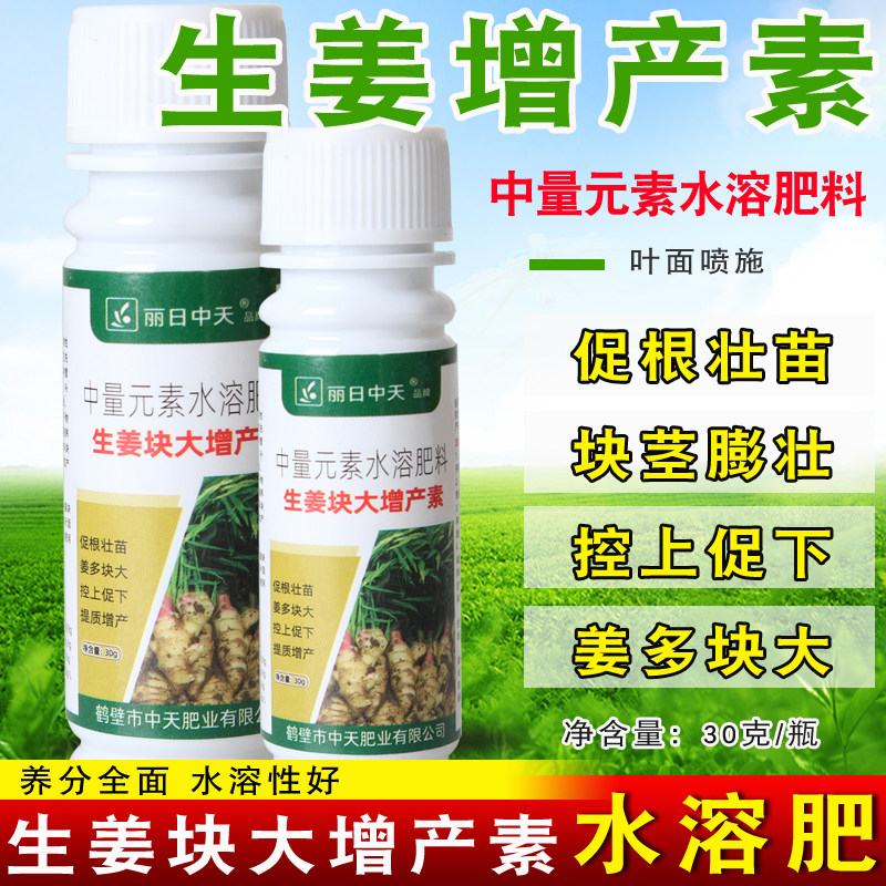 生姜块大增产素生姜水溶肥料生根壮苗块茎膨壮控上促下姜多叶面肥