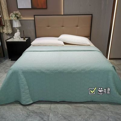 红知了遇见床盖2.3×2.4双面可铺天丝绒反面天丝一面天丝一面绒