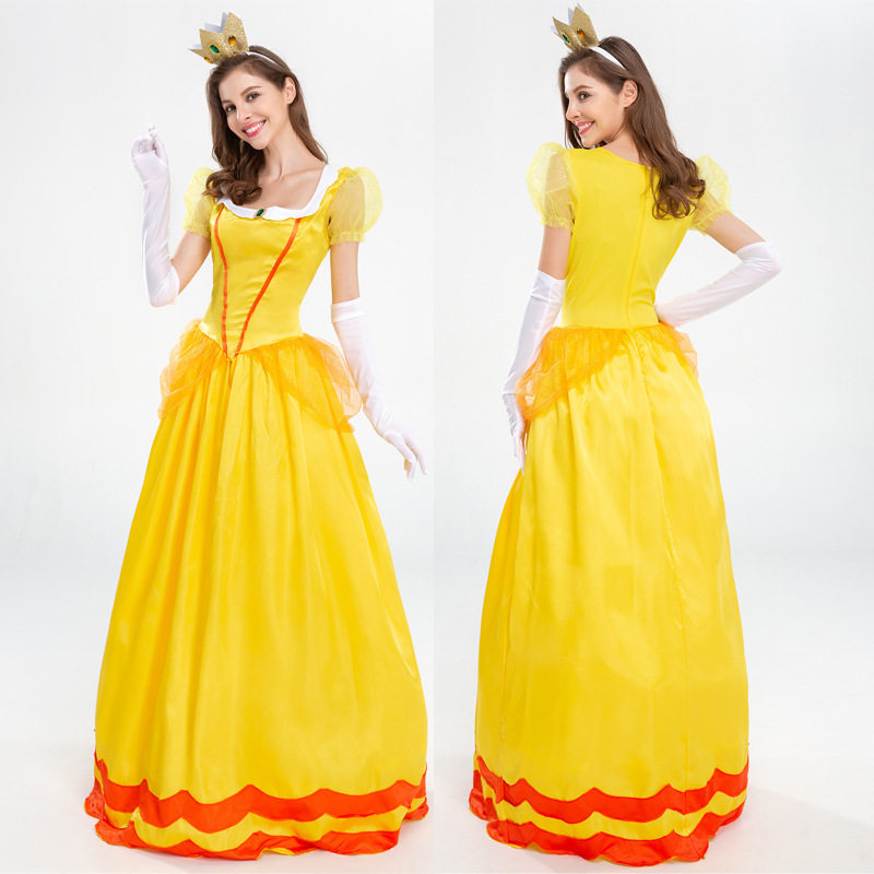 新款万圣节圣诞服装贝儿公主裙美女与野兽贝尔白雪化装舞会服装