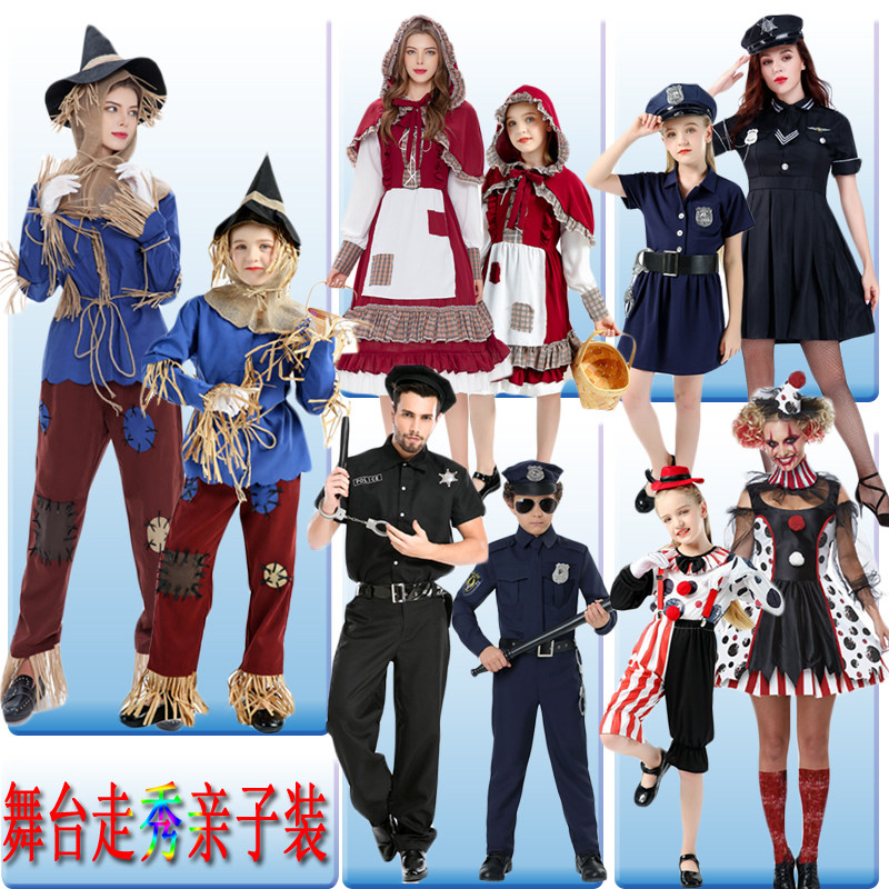 六一节成人儿童亲子小红帽