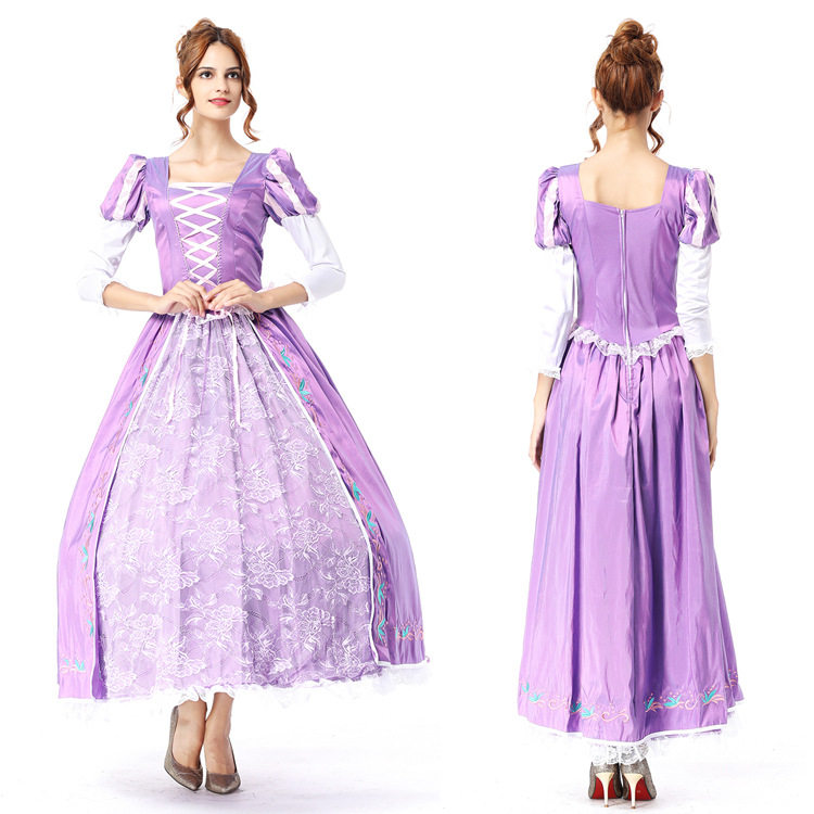 欧美万圣节cosplay服装 电影童话白雪公主裙 礼服女王角色