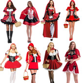 ds演出服圣诞节舞台服装 女巫小红帽cosplay服蓬蓬公主裙夜场patay