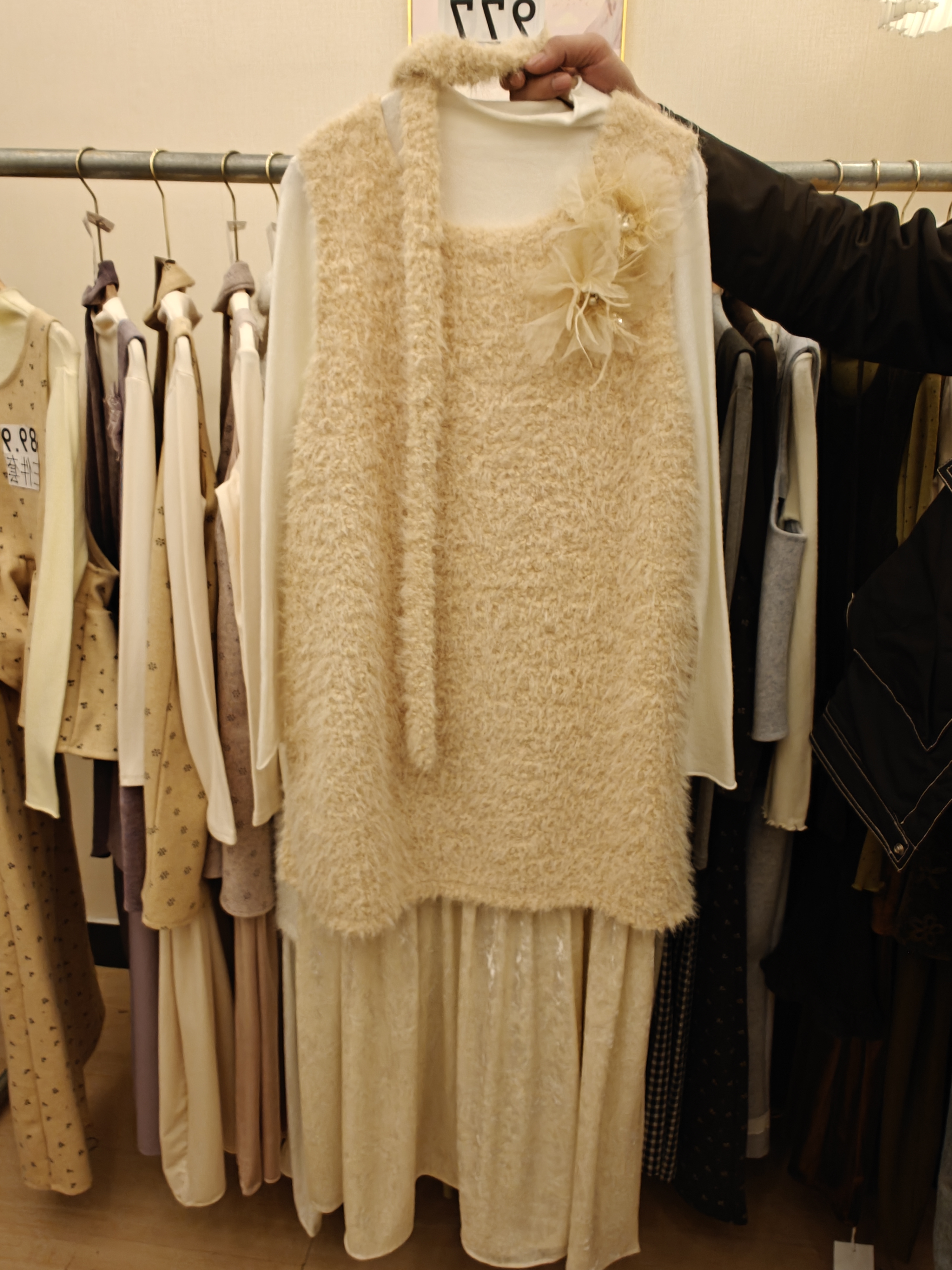 秋冬背心裙时尚套装女气质显瘦减龄百搭两件套2025新款甜美小众