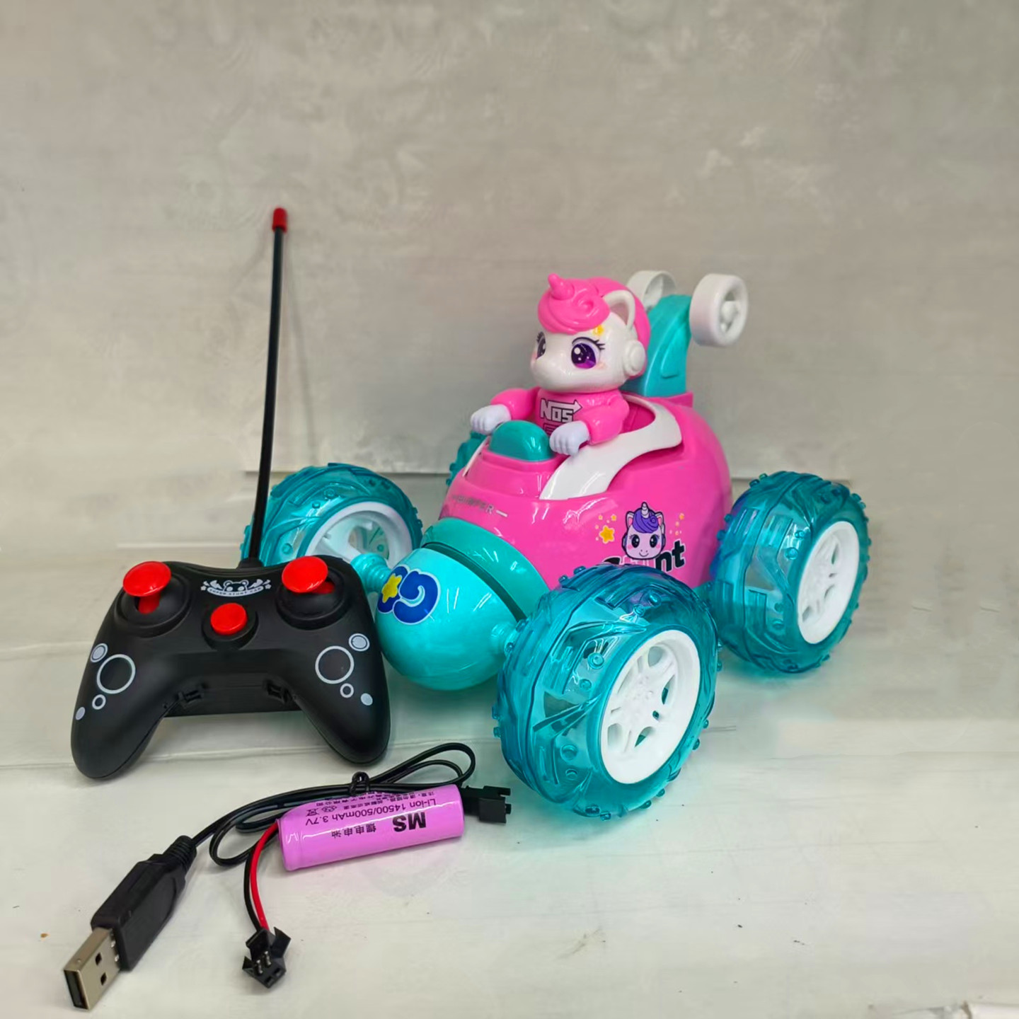 遥控车玩具特技翻斗车男孩