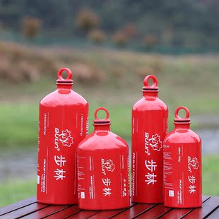 步林户外小汽油瓶备用便携摩托车防爆500-1500ML铝合金储存燃料瓶
