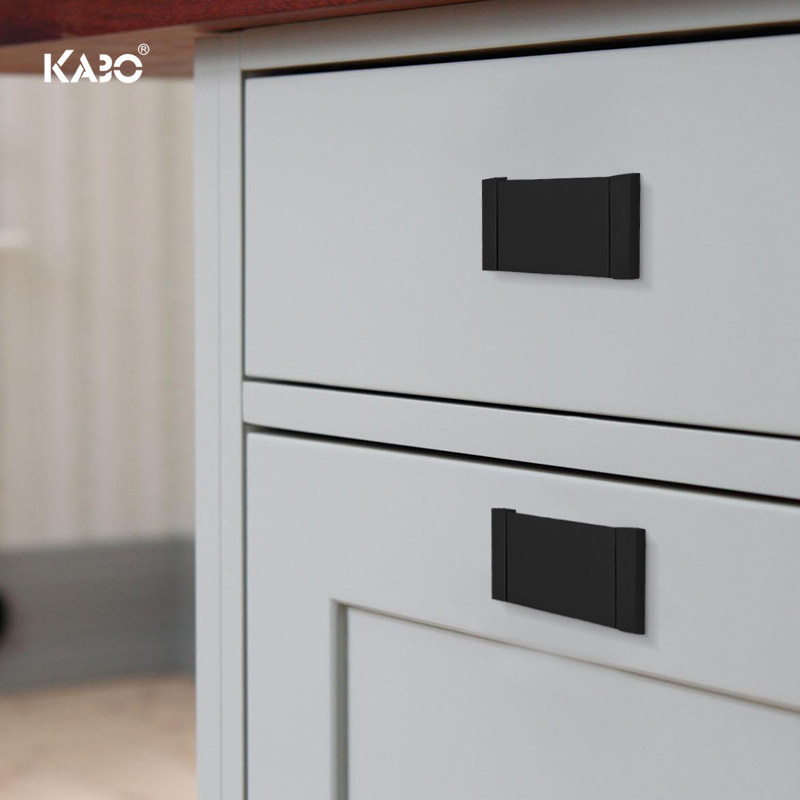 KABO衣柜抽屉拉手隐形拉手北欧简约橱柜门把手隐藏抽屉明装暗拉手
