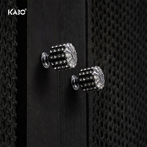 KABO单孔衣柜拉手柜门水晶