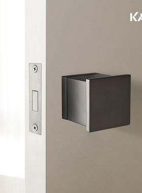 德国KABO暗门锁单边单面锁密室门锁球形隐藏锁带钥匙双面隐形门锁