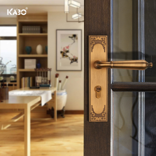 德国KABO新中式 门锁室内卧室房门锁现代实木门静音家用通用型门锁