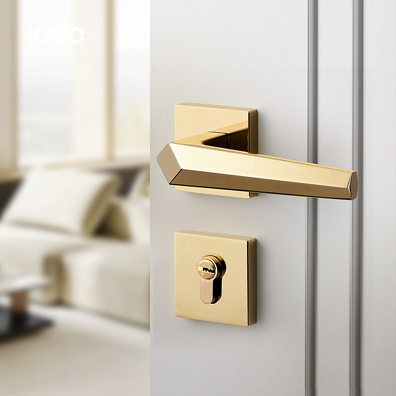 德国KABO磁吸门锁金色轻奢