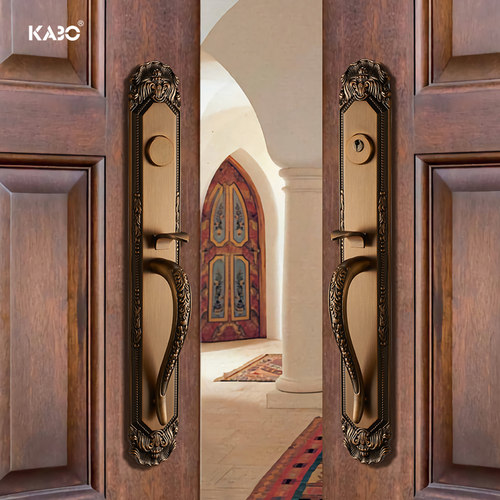 德国KABO入户双开大门锁欧式家用