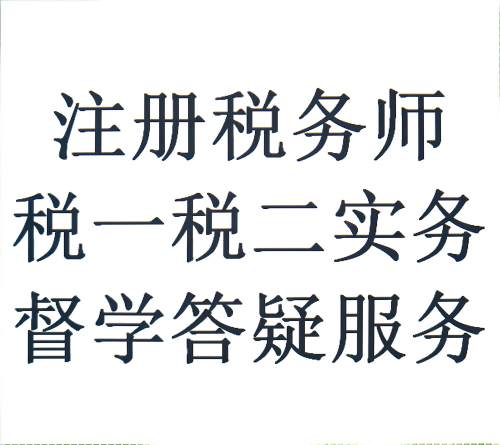 2026年注册税务师税一税二涉税实务督学打卡答疑解惑服务