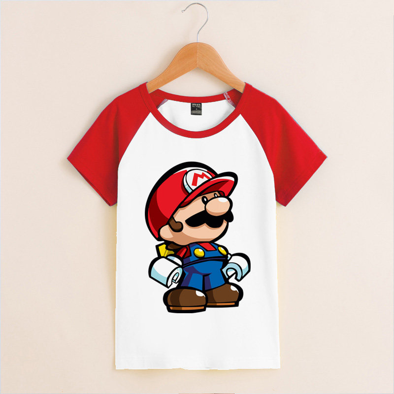 公主T恤打底衫马里奥夏季短袖