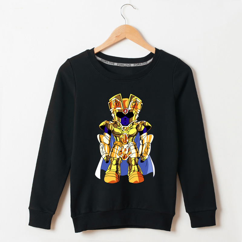 创意黄金圣斗士加隆圆领衣服旅游春秋季双子座撒加上衣童长袖卫衣