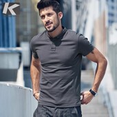 小领薄款 T恤POLO衫 翻领简约修身 纯色青年保罗体恤夏季 男士 装 短袖