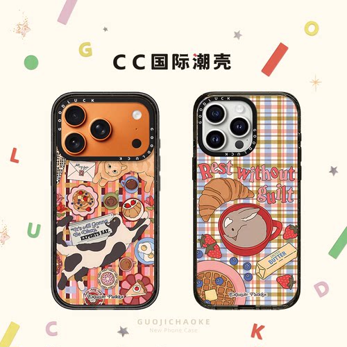 联名Exquisite Paradox童趣田园兔子猫咪适用iphone17手机壳16promax苹果15pro磁吸MagSafe透明14plus卡通13