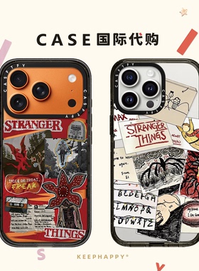 联名怪奇物语鬼怪漫画适用iphone17手机壳16promax苹果15pro透明MagSafe磁吸14plus小众13情侣Air网红12