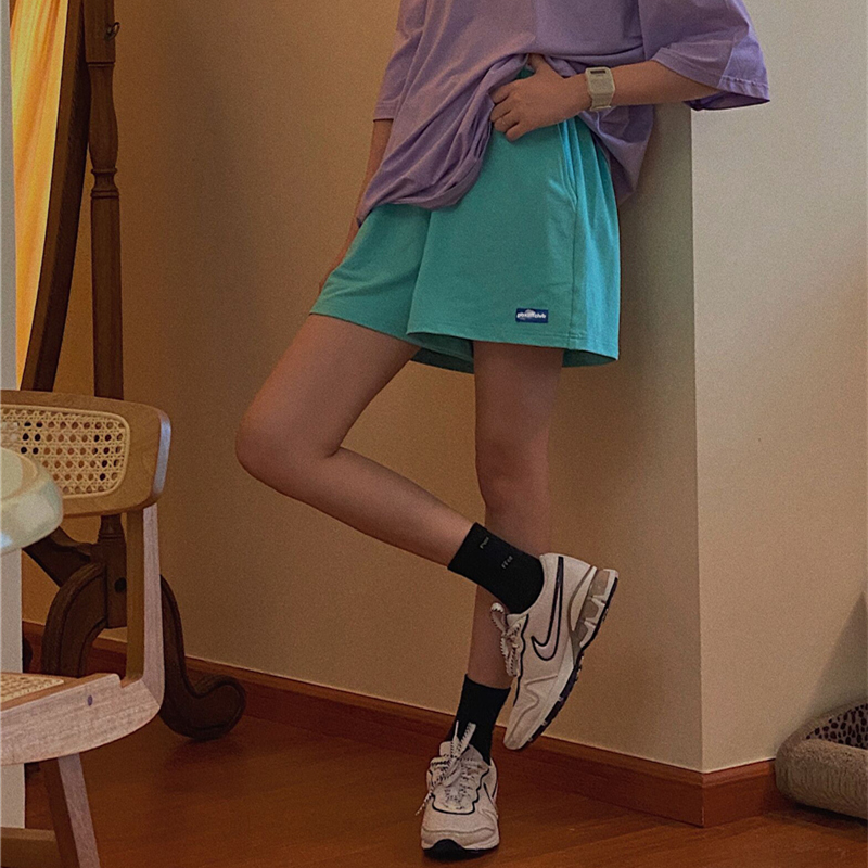 Official super fire pants women's summer baggy wide leg shorts